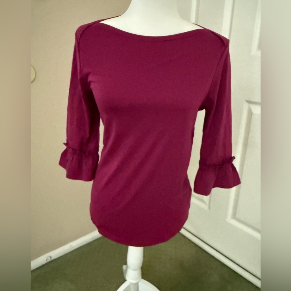 Poetsky Womens  3/4 Sleeve Top